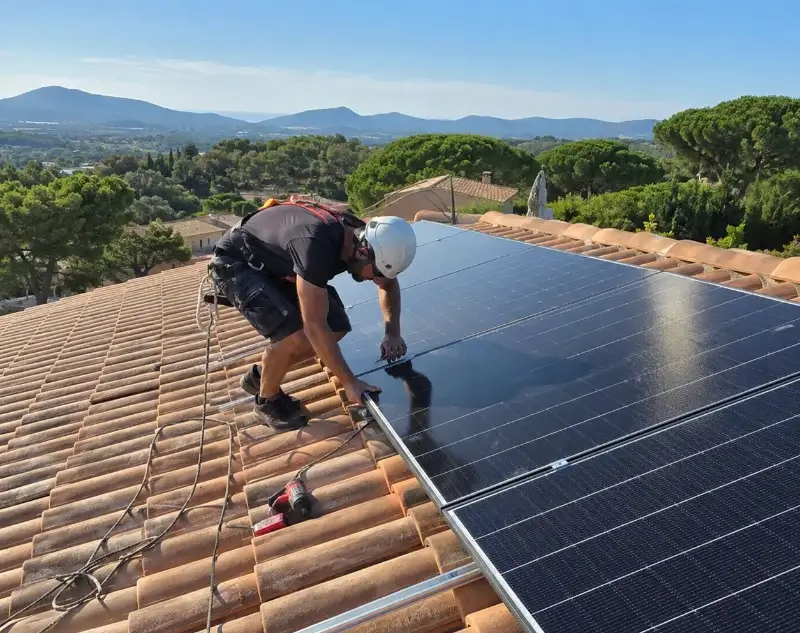 Installateur panneaux solaires Rosières — pose photovoltaïque sur toiture