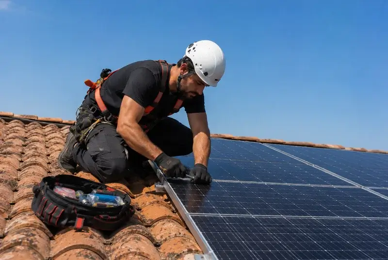 Maintenance et monitoring de panneaux solaires à Rosières