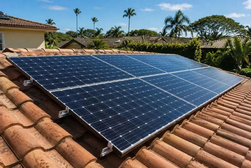 Installation de panneaux solaires à Rosières
